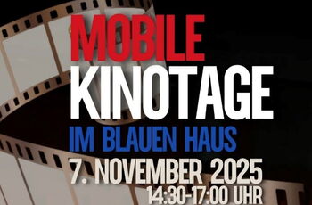 Plakat mit Filmstreifen