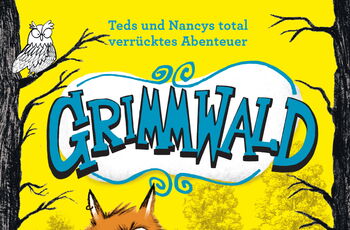 Buchcover: Zeichnung von zwei Füchsen im Wald