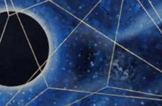 Foto eines Kunstwerks: Darstellung des Universums