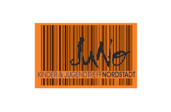 Logo Jugenndhaus JuNo (orange und schwarz)