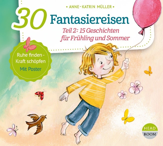 Buchcover: Zeichnung eines blonden Mädchens mit einem Luftballon